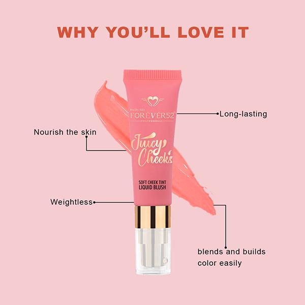 Daily Life Forever52 Juicy Cheeks Soft Cheek Liquid Blush (Sugar Plum) 10 ml - Blushes