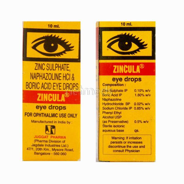 Netmeds | Zincula Eye Drops 10ml
