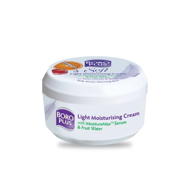 Boro Plus Soft Light Moisturising Cream With Fruit Water & Vitamin E 200 ml
