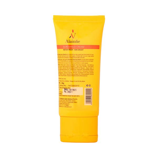 Alainne Sun Shield Cream Uva and Uvb Protection Spf30 50 gm - Face Sunscreen