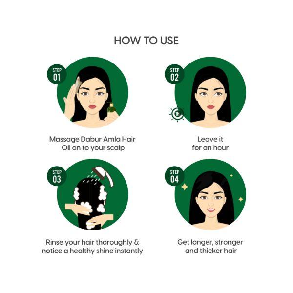 Dabur Amla Hair Oil Hair Oils 450 ml - Hair Oils