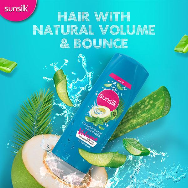 Sunsilk Coconut Water And Aloe Vera Volume Hair Conditioner 180 ml - Conditioners