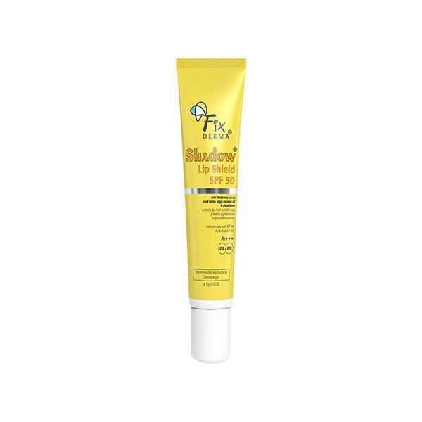 Fixderma Shadow SPF 50 Lip Shield, Lip Shield SPF 50 with Theobroma Cacao Seed Butter 15gm - Body Sunscreen