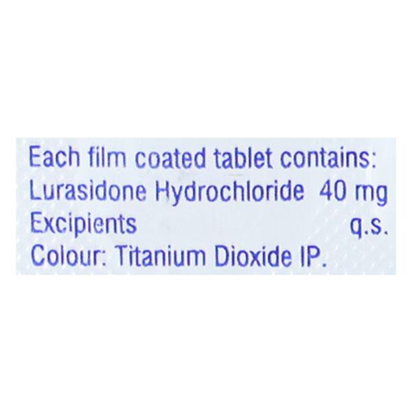 Luramax 40mg Tablet 10'S - Schizophrenia-Aps