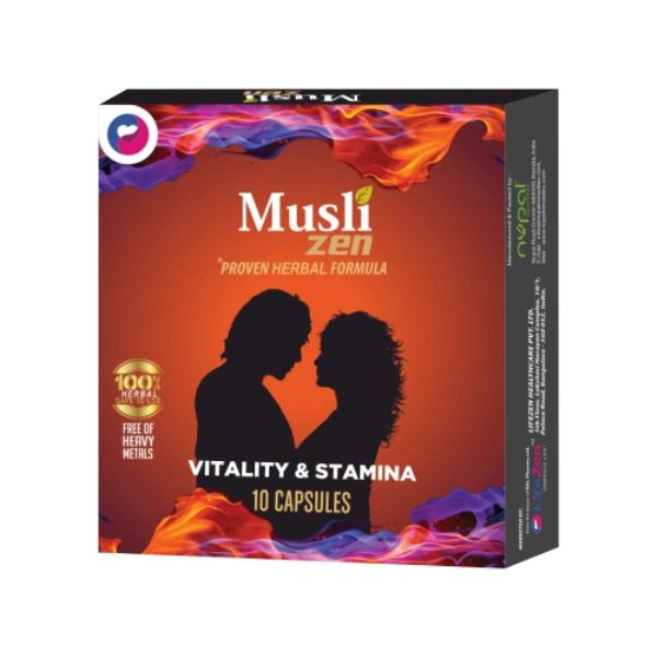 Netmeds | LifeZen Muslizen Vitality and Stamina Capsule 10's