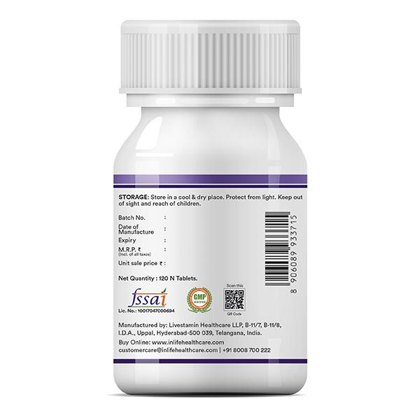 INLIFE Melatonin 5 mg Adults Tablet 120's - Mental Health