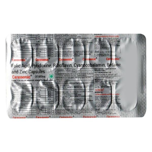 CERENEMIC Capsule 10's - Supplements-Sup