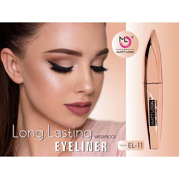 Matt Look Long Lasting & Waterproof Eyeliner, Black 8 ml - Eyeliners