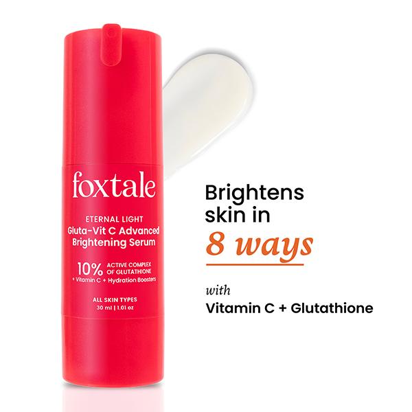 Foxtale Eternal Light - Brightening Serum With 10% Vitamin C & Glutathione 30 ml - Face Serum