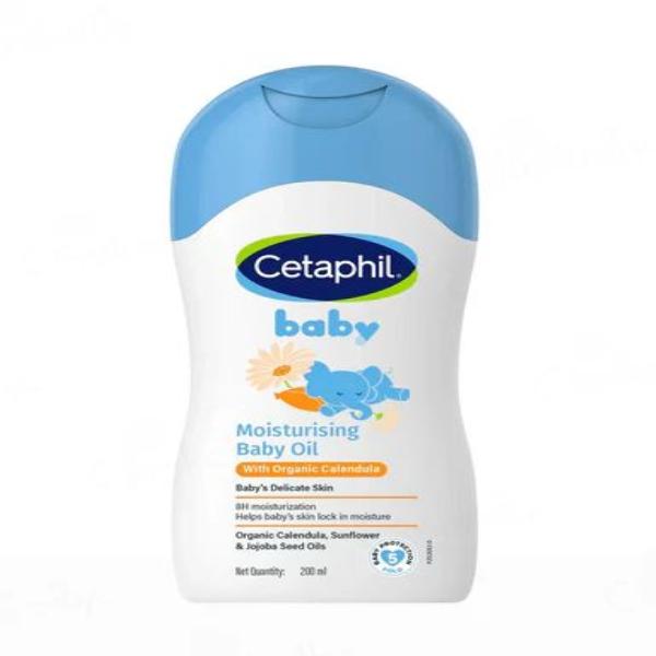 Netmeds | Cetaphil Baby Moisturising Oil with Organic Calendula 200 ml