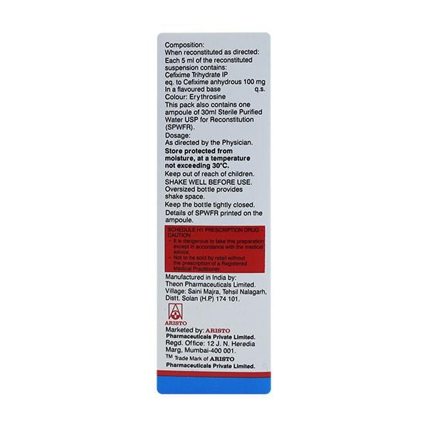 OMNICEF O 100mg Oral Suspension 30ml - Bacterial Infections-Cep