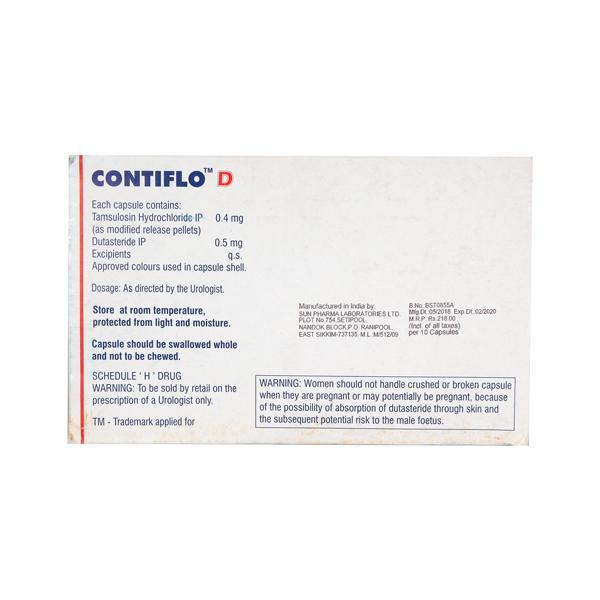 Contiflo D Capsule 10'S - Bladder And Prostate Disorders-Dru