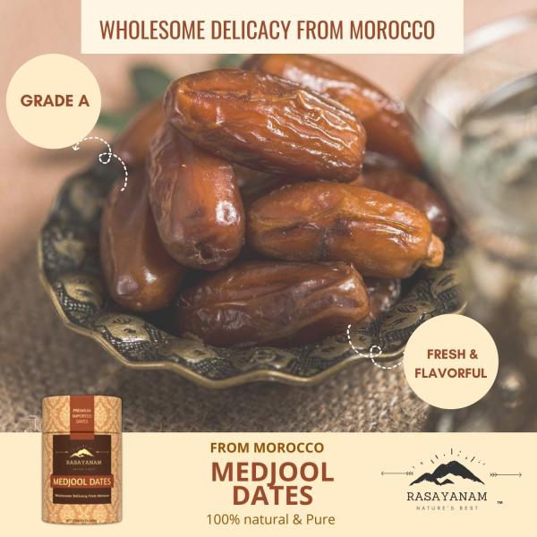 Rasayanam Medjool Dates 500 g - Calcium And Minerals