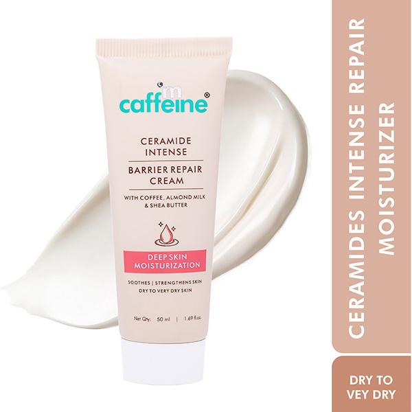 Netmeds | MCaffeine Non-sticky Latte Coffee Face Moisturizer with Ceramide & Shea Butter for Deep Moisturization 50 ml