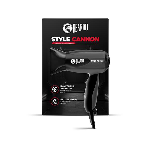 Netmeds | Beardo Style Cannon Ultra Compact Hair Dryer for Men, Powerful 1000W Airflow 1's