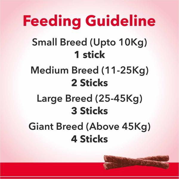 Purepet Munchy Sticks, Mutton Flavour, Dog Treats 400 g - Petfood