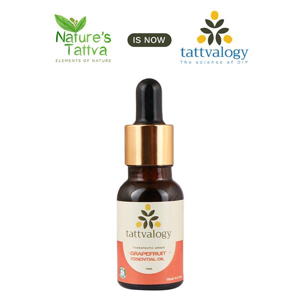 Tattvalogy Grapefruit (Pink) Essential Oil Therapeutic Grade 15 ml - Essential Oils