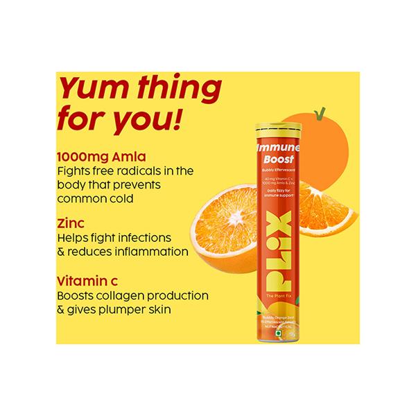 Plix The Plant Fix Pomegranate Peeling Potion And Vitamin C Effervescent Combo 30 ml - Face Gels