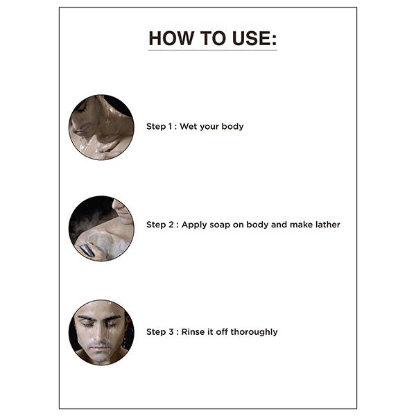 The Man Company Natural Premium Charcoal Soap-Set Of -2 1's - Soaps