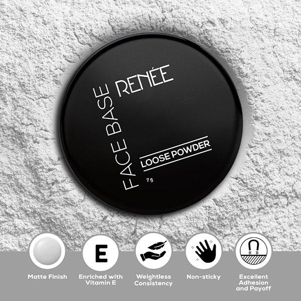 RENEE Face Base Loose Powder - Translucent 7 gm - Loose Powder
