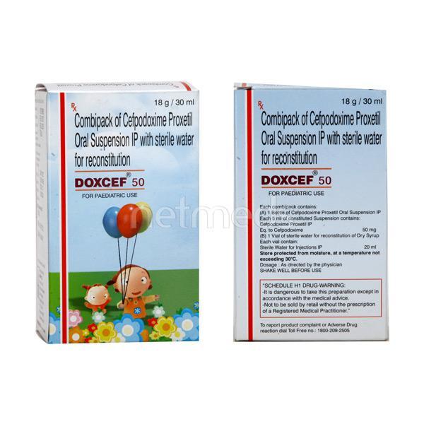 Doxcef 50mg Dry Syrup 30ml - Bacterial Infections-Cep