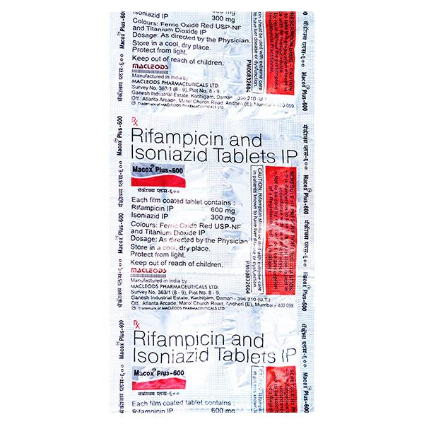 Netmeds | MACOX PLUS 600/300MG TABLET 6'S