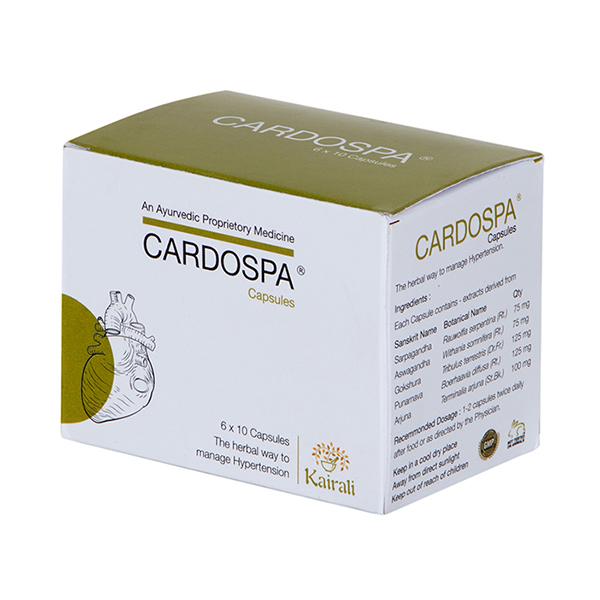 Kairali Cardo Spa Capsules 60's - Speciality Medicines
