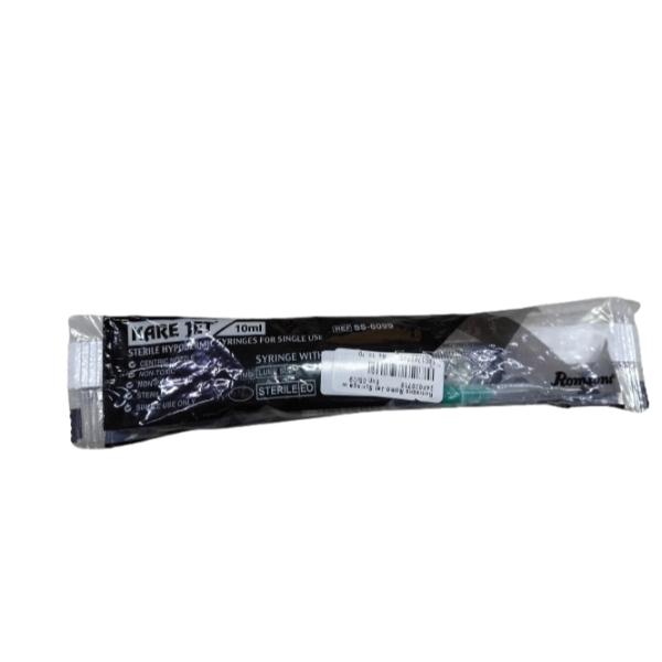 Romsons Kare Jet Luer Slip Syringe Without Needle 10 ml (Ref SS-6099) 1's