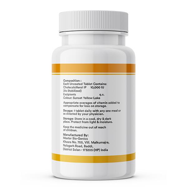 Inlife Vitamin D3 10000 IU Chewable Tablets 60's - Multi-Vitamins