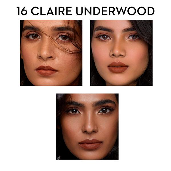 SUGAR Cosmetics Matte As Hell Crayon Lipstick - 16 Claire Underwood (Burnt Orange) 2.8 gm - Lip Crayons