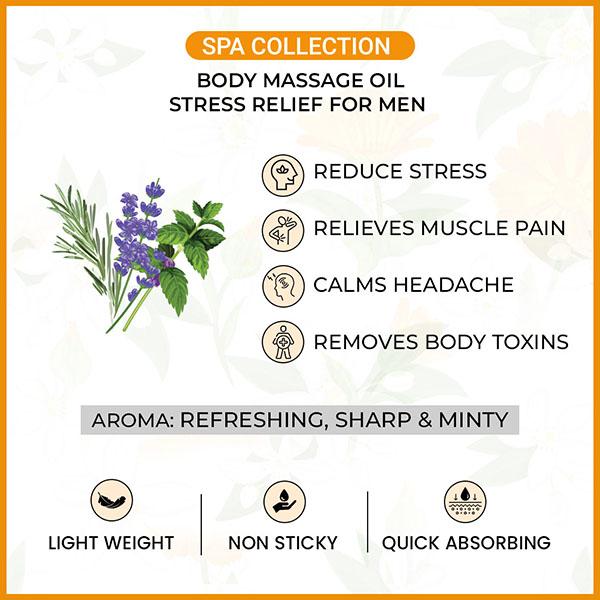 Keya Seth Aromatherapy Energizing and Lavender-Rose Body Massage Oil for Men and Women 200 ml - Massage Oils