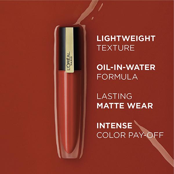 L'Oreal Paris Rouge Signature Matte Liquid Lipstick 132 I Radiate 7 ml - Lipsticks