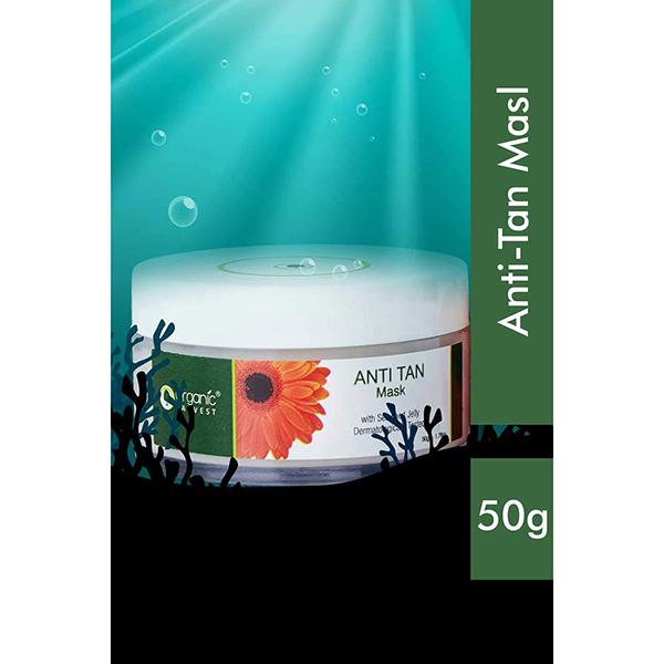 Organic Harvest Anti Tan Face Mask 50 gm - Masks & Peels