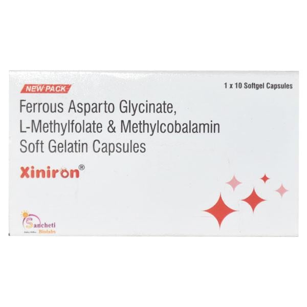 XINIRON Soft Gelatin Capsule 10's - Iron Supplement/Anaemia-Vma