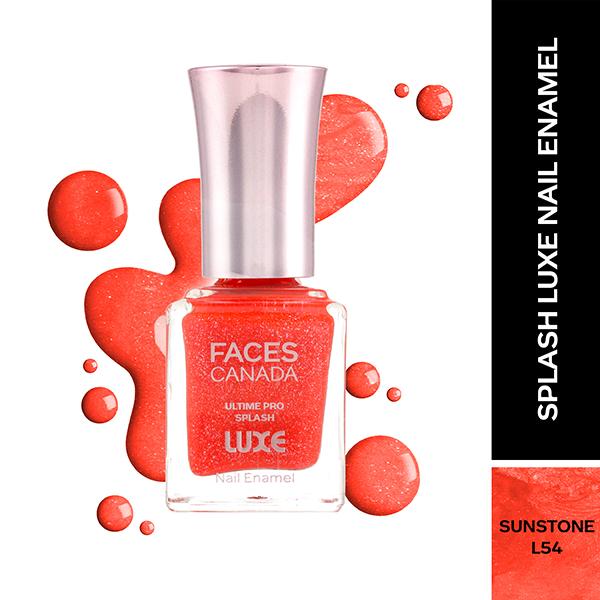 Netmeds | Faces Canada Ultime Pro Splash Luxe Nail Enamel - Sunstone (L54) 12 ml