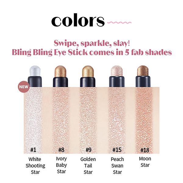 Etude Bling Bling Eyck 18 Moon Star 1.4 gm - Eyeshadow, Bases & Primers