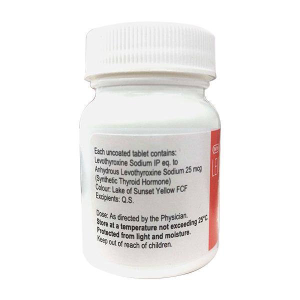 LETHYROX 25 Tablet 120's - Hypothyroidism