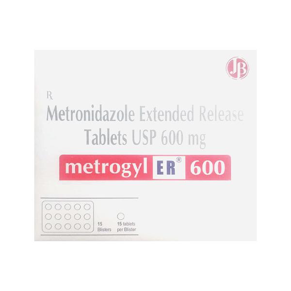METROGYL ER 600 Tablet 15's - Bacterial Infections-OAB