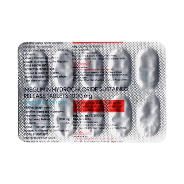 IMEZEMIC SR 1000 Tablet 10's - Diabetes-Ant