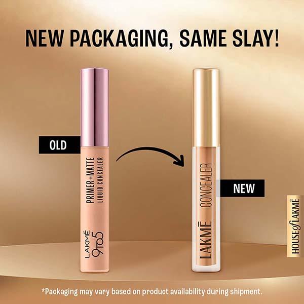 Lakme 9to5 Primer + Matte Liquid Concealer 10 Ivory 5.4 ml - Concealer