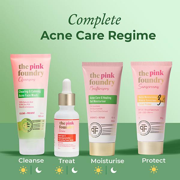 The Pink Foundry Acne Care & Healing Gel Moisturiser 50 ml - Face Moisturizers