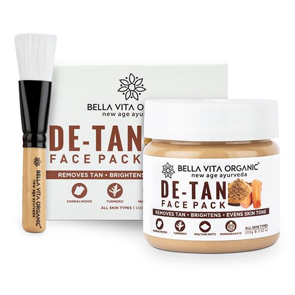 Bella Vita Organic De Tan Removal Face Pack 100 gm - Face Packs