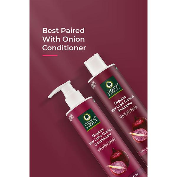 Organic Harvest Onion Shampoo Hair Control & Hair Growth 250ml - Shampoos