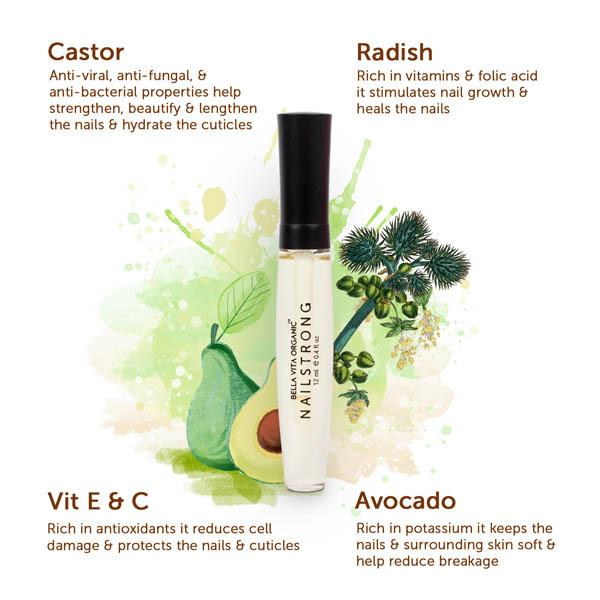 Bella Vita Organic Nailstrong Cuticle Oil 12 ml - Nail Care