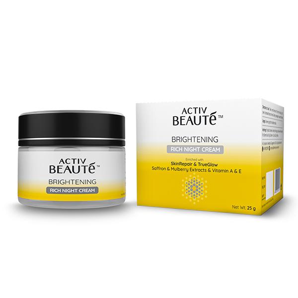 Netmeds | Activ Beaute Brightening Rich Night Cream 25 gm