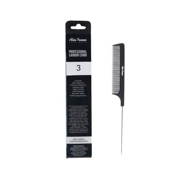 Netmeds | Alan Truman CB-03 Metal-Pin-Tail Carbon Comb 1's