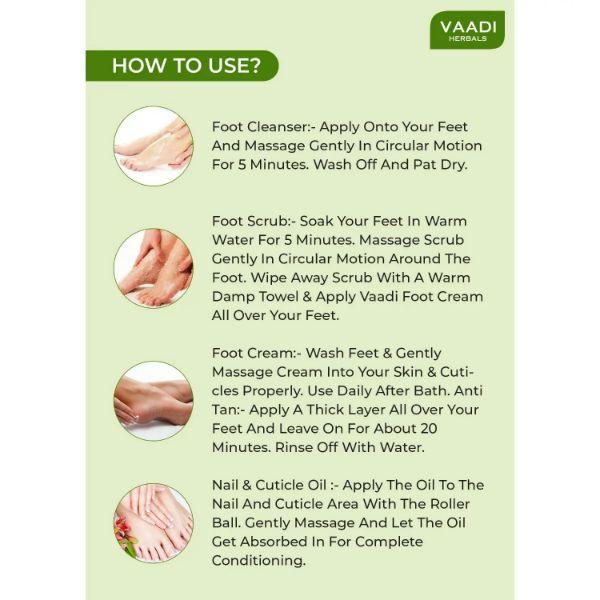 Vaadi Herbals Pedicure Manicure Spa Kit - Soothing & Refreshing 640 gm - Manicure & Pedicure Kits