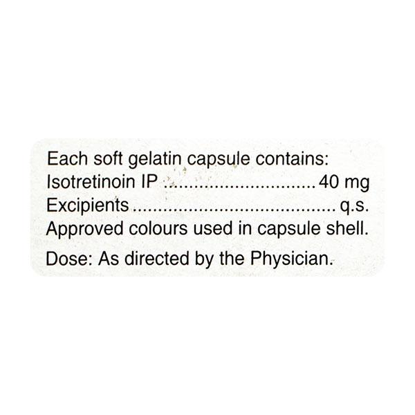 Tretiva 40mg Capsule 10'S - Acne-Acn
