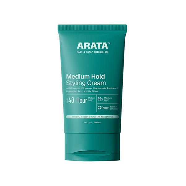Arata Natural Styling & Hold Hair Cream With Organic Flaxseed & Olive Oil 100 ml