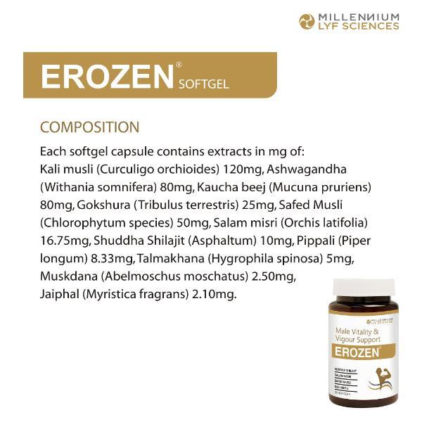 Millennium Lyf Sciences Erozen Softgel 20's - Pure Herbs